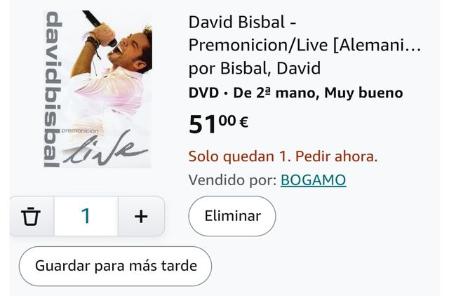 David Bisbal Premonición