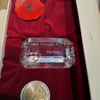 Swarovski pierrot targa italiana 1999