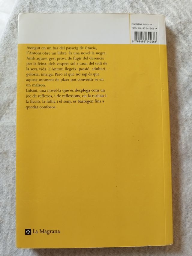 Llibre "L'absent" de J. N Santaeulalia