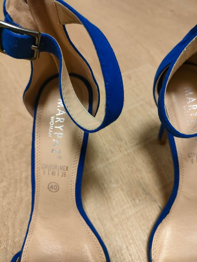 Sandalias azul 40 MaryPaz