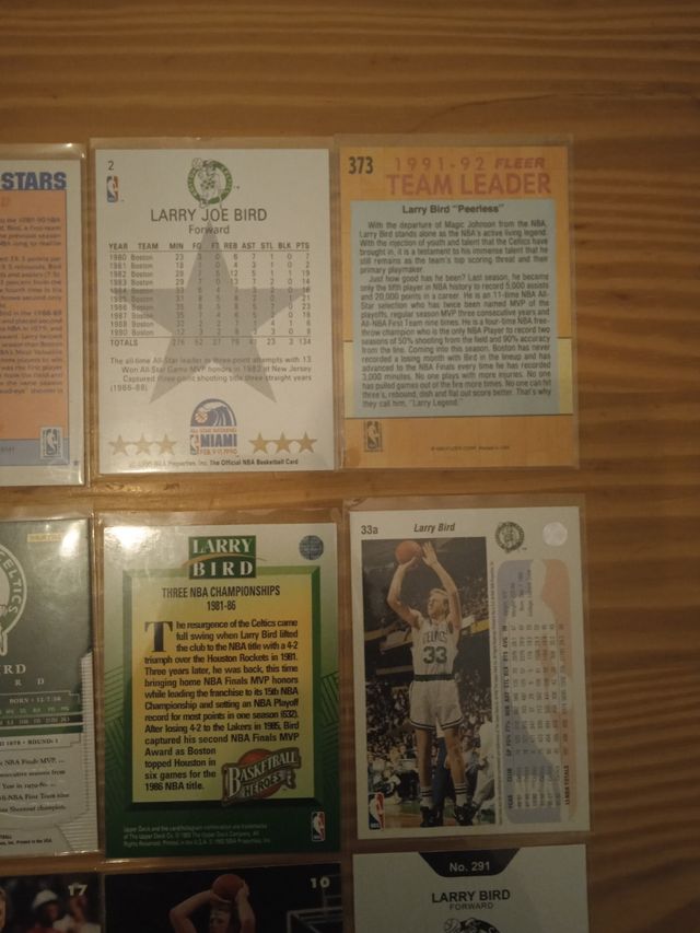 Larry Bird cards