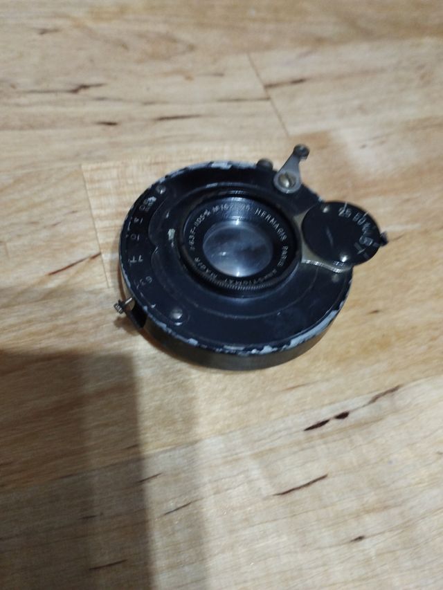 Objetivo cámara antigua 