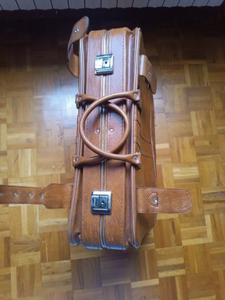 Maleta vintage polipiel 70's 80's