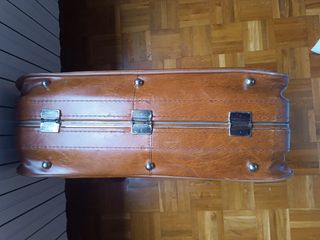 Maleta vintage polipiel 70's 80's