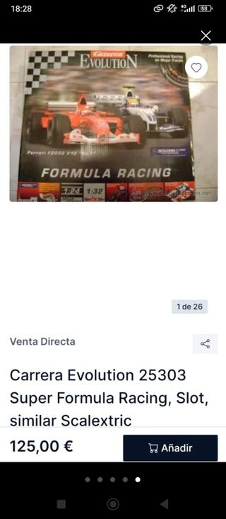 Circuito de coches de juguete