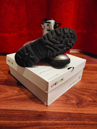 Botins Prateados Geox EU33
