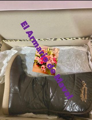 Botas altas en piel de Roberto Cavalli