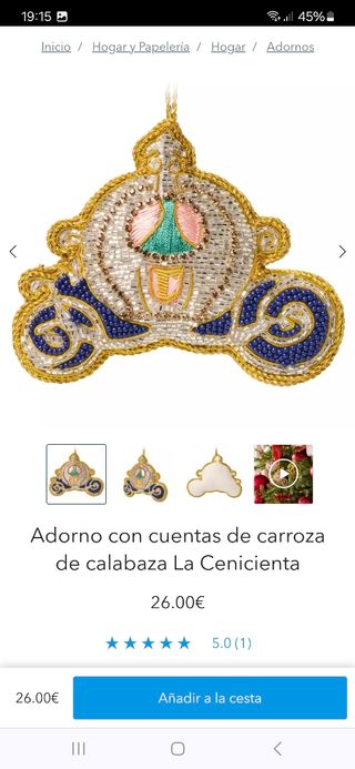 Adorno arbol navidad Disney