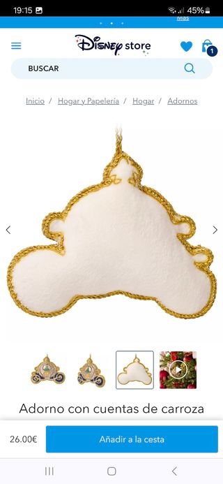 Adorno arbol navidad Disney