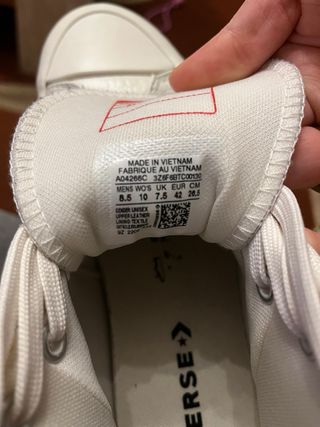 CONVERSE BLANCO n.42