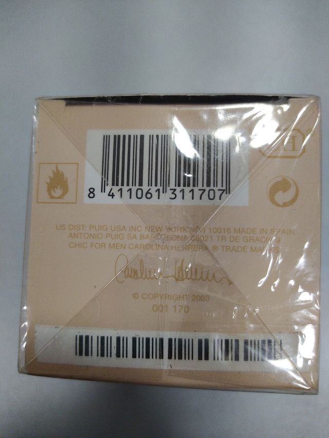 Chic Carolina Herrera for men 60 vapo