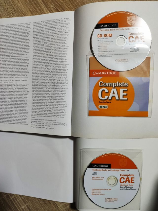 Libros Complete CAE: Student's book & Workbook