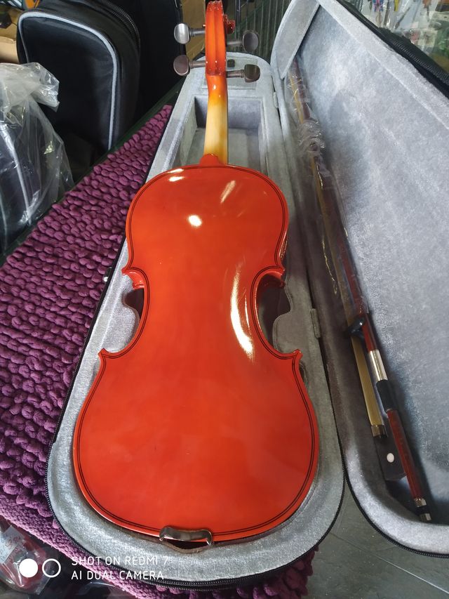 (Nuevo) Violin Gaudieri 4/4 (HDV01) Brillo