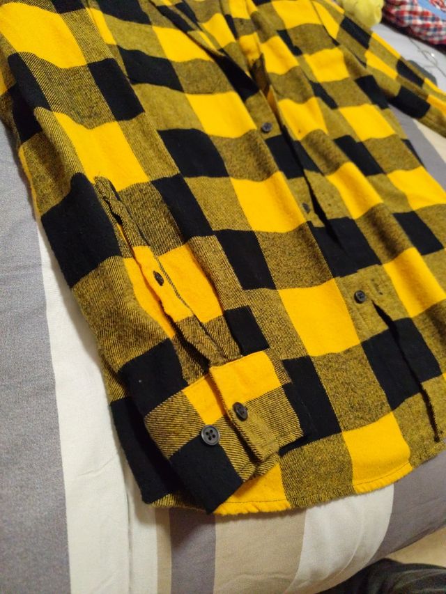 Camisa de cuadros hombre HyM