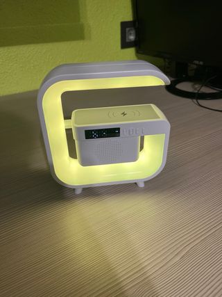Despertador con bluetooth y carga