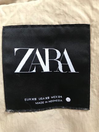 Abrigo plumas XS Zara