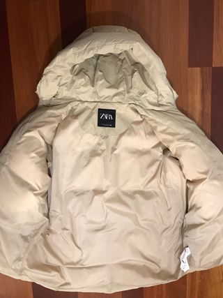 Abrigo plumas XS Zara