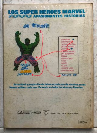 Comic. PATRULLA X. X MEN. Tomo Nº11.