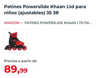 Patines extensibles Powerslide khaan junior 