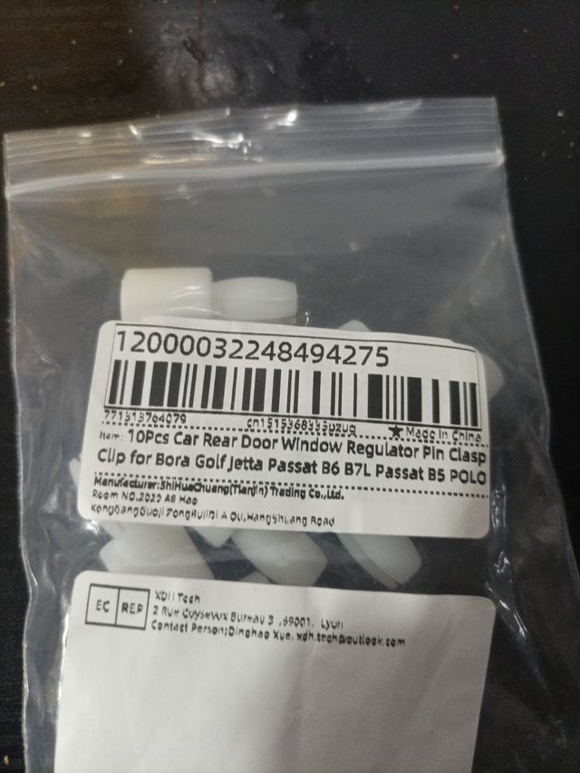 Pasador ventana grupo vag