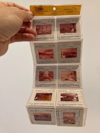 Set diapositivas retro años 60-70 de Mallorca