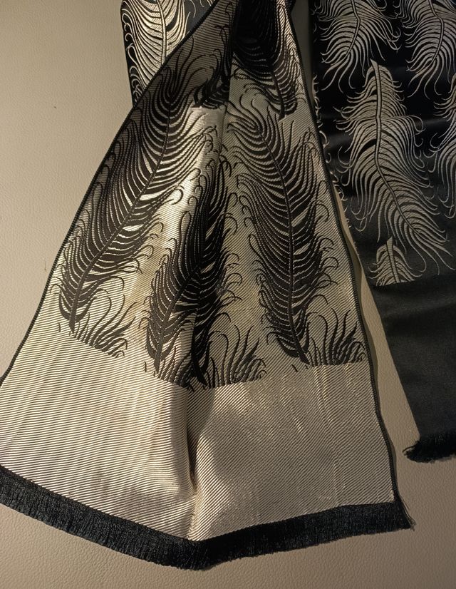 Bufanda años 50 de caballero de seda