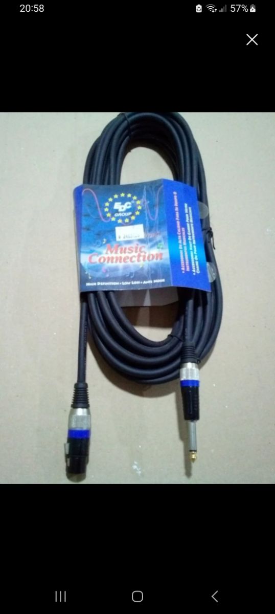 CONEXIÓN JACK 6.3mm mono a CANON