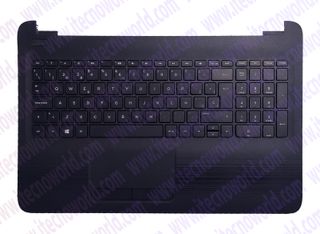 carcasa + teclado Español HP 15-AY / AC / AF /BA
