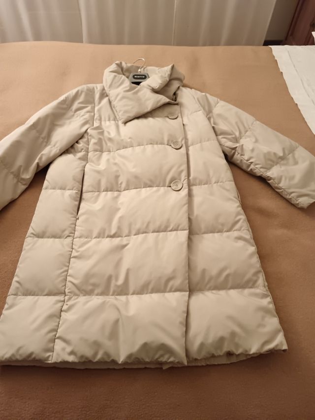 Piumino Max Mara grigio perla