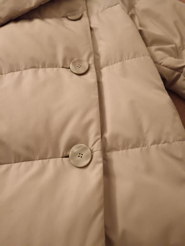 Piumino Max Mara grigio perla