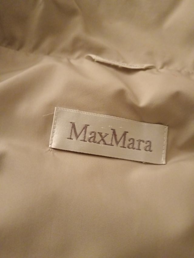 Piumino Max Mara grigio perla