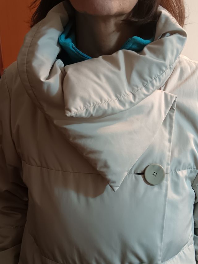 Piumino Max Mara grigio perla