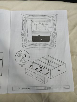 Complemento para volkswagen california 
