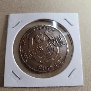 Gettone Token Green River Whiskey anni '30