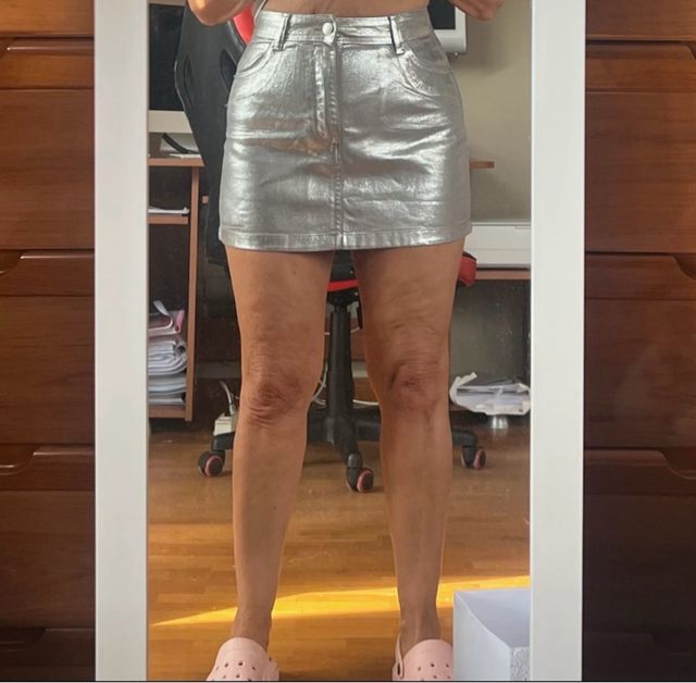 Falda plata Lefties T.S