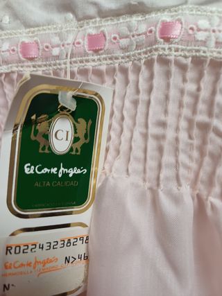 Elegante camisón largo corte inglés