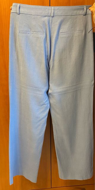 Pantalón traje azul