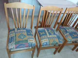 Mesa salón y sillas