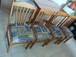 Mesa salón y sillas