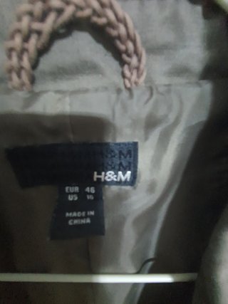 Gabardina gris larga