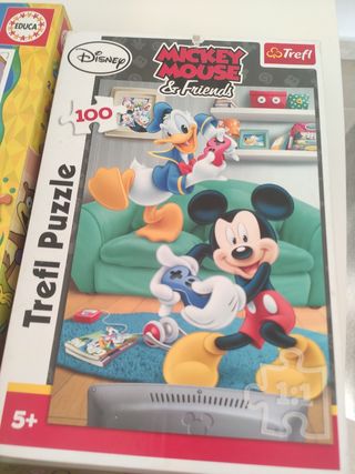 Tres puzzles 100 piezas