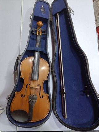 Violín niño 1/8 + arco+maletín+soporte barbilla