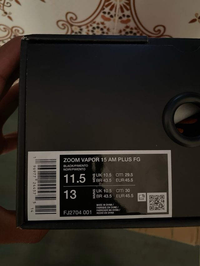 Nike zoom Mercurial Vapor 15 Elite FG TN