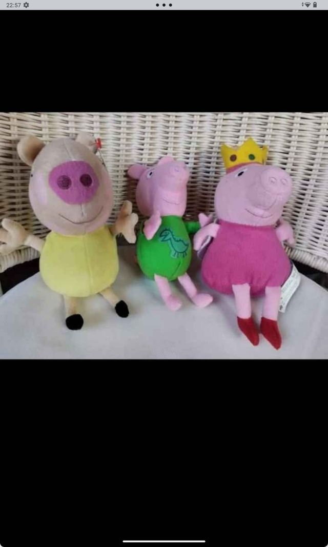Lote peluches pequeños PEPPA PIG