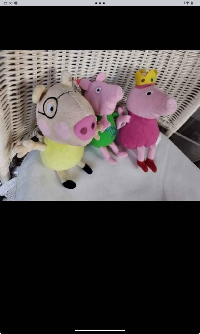 Lote peluches pequeños PEPPA PIG