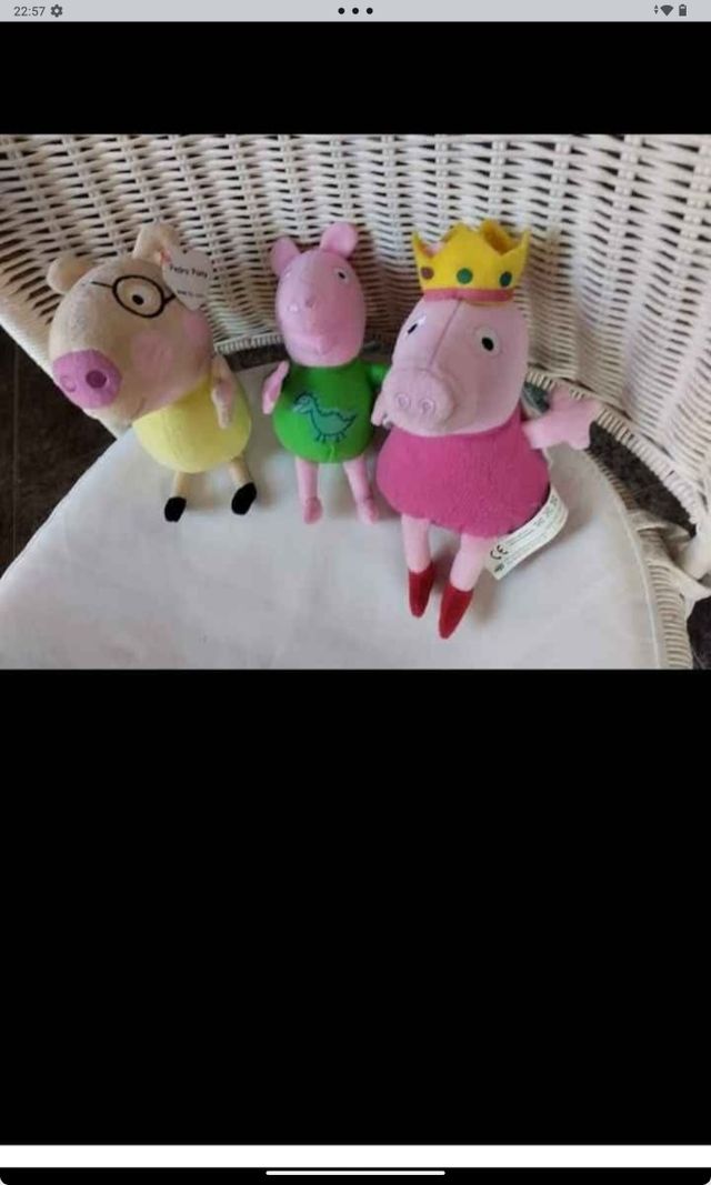 Lote peluches pequeños PEPPA PIG