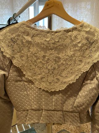 Corpiño  fallera mujer gris