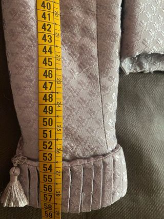 Corpiño  fallera mujer gris