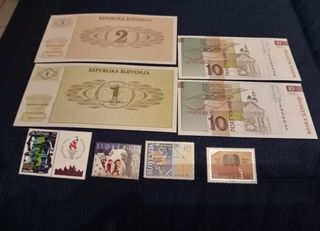 Banconote, Francobolli