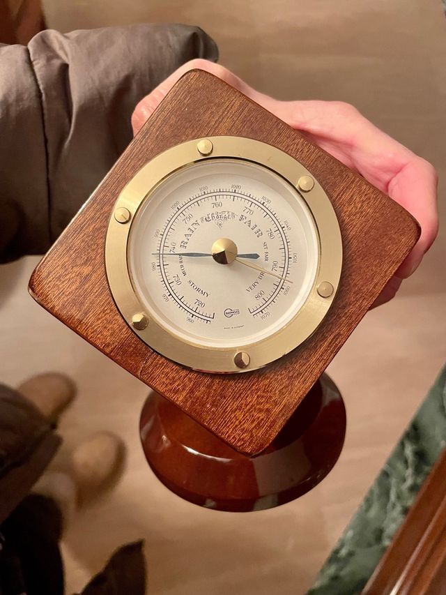 Reloj/termometro/barometro aleman